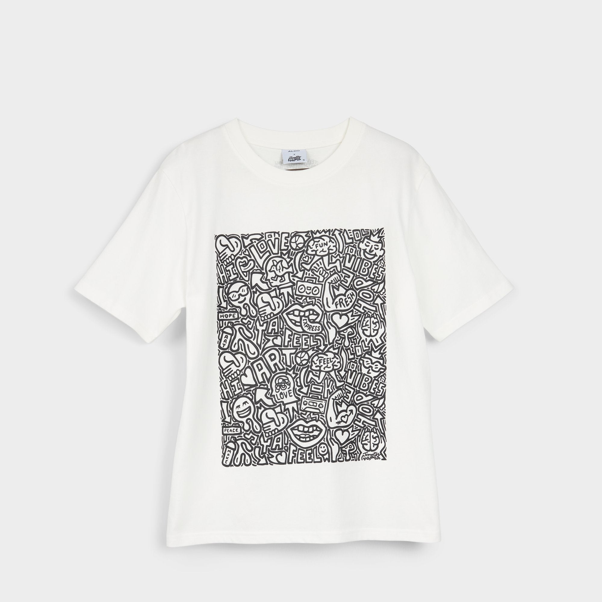 Timothy in Goodman White Black14038062 - Unisex t-shirt | Aldo for sale