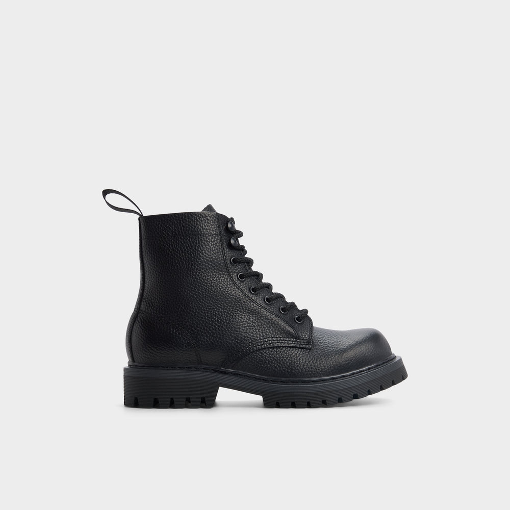 Doublezero in Other Black - Combat boot, Lug sole | Aldo outlet