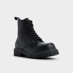 Doublezero in Other Black - Combat boot, Lug sole | Aldo outlet