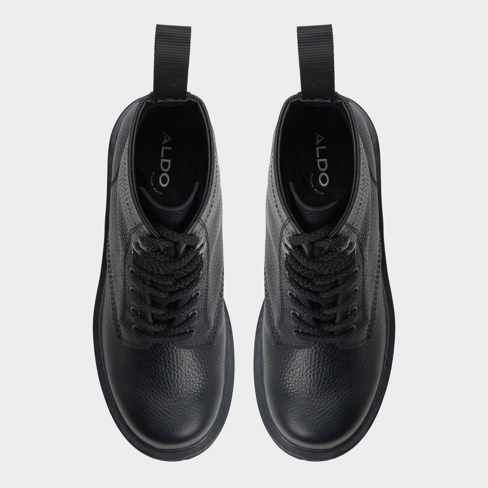 Doublezero in Other Black - Combat boot, Lug sole | Aldo outlet
