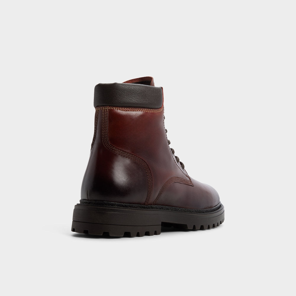 Draco in Medium Brown - Combat boot, Lug sole | Aldo for sale