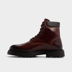 Draco in Medium Brown - Combat boot, Lug sole | Aldo for sale