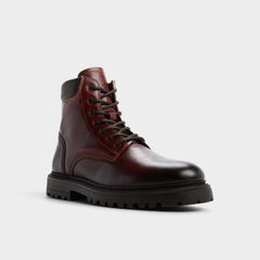 Draco in Medium Brown - Combat boot, Lug sole | Aldo for sale