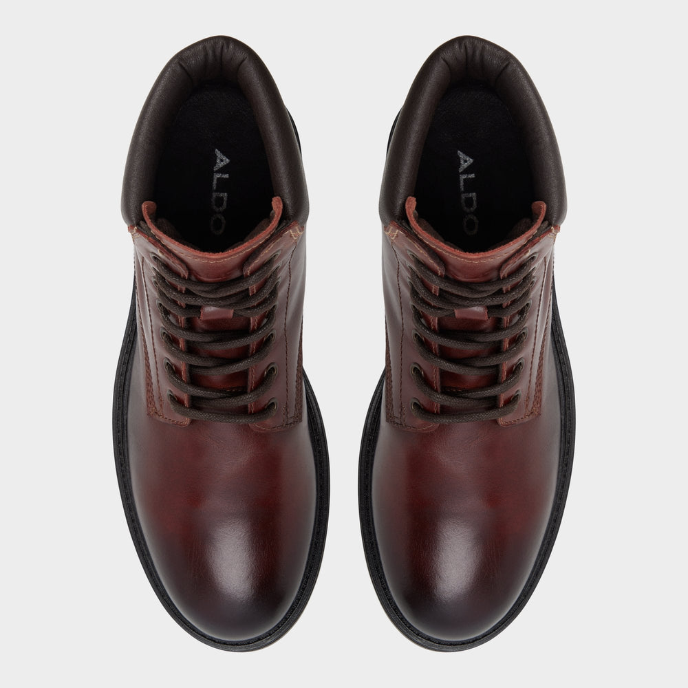 Draco in Medium Brown - Combat boot, Lug sole | Aldo for sale