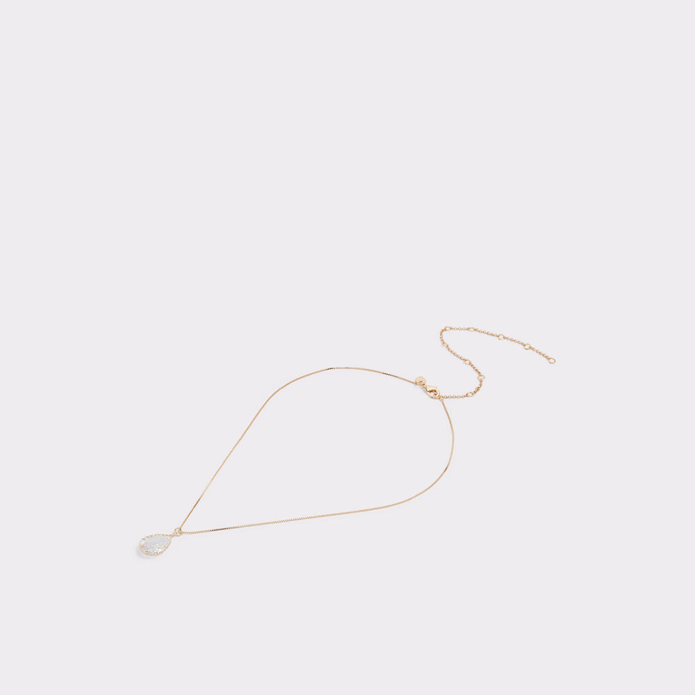 Beauceron Gold/Clear Multi Women's Necklaces - Teardrop necklace | Aldo discount