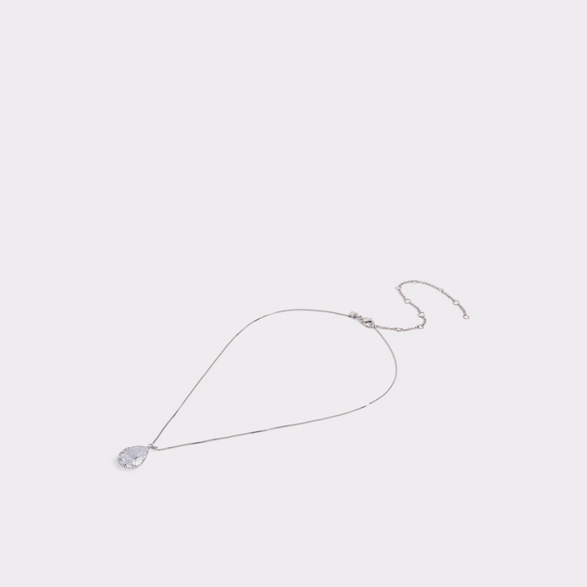 Beauceron Silver/Clear Multi Women's Necklaces - Teardrop necklace | Aldo for sale