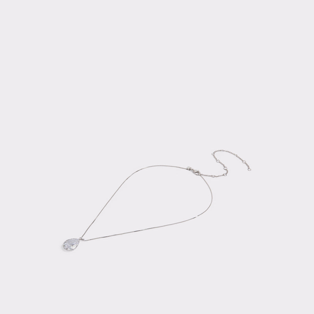 Beauceron Silver/Clear Multi Women's Necklaces - Teardrop necklace | Aldo for sale