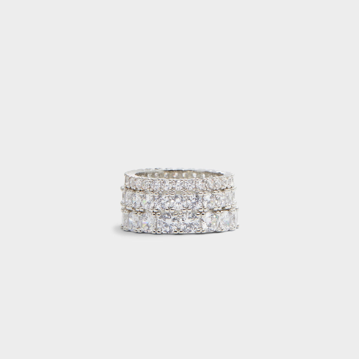 Uniawen Silver/Clear Multi Women's Rings - Stackable rings | Aldo online