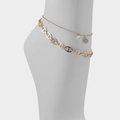 Splenndorx Gold/Clear Multi Women's Anklets - Anklet | Aldo online
