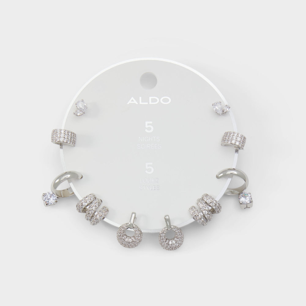 Fivelooks Silver/Clear Multi Women's Cubic Zirconia - Earrings | Aldo discount
