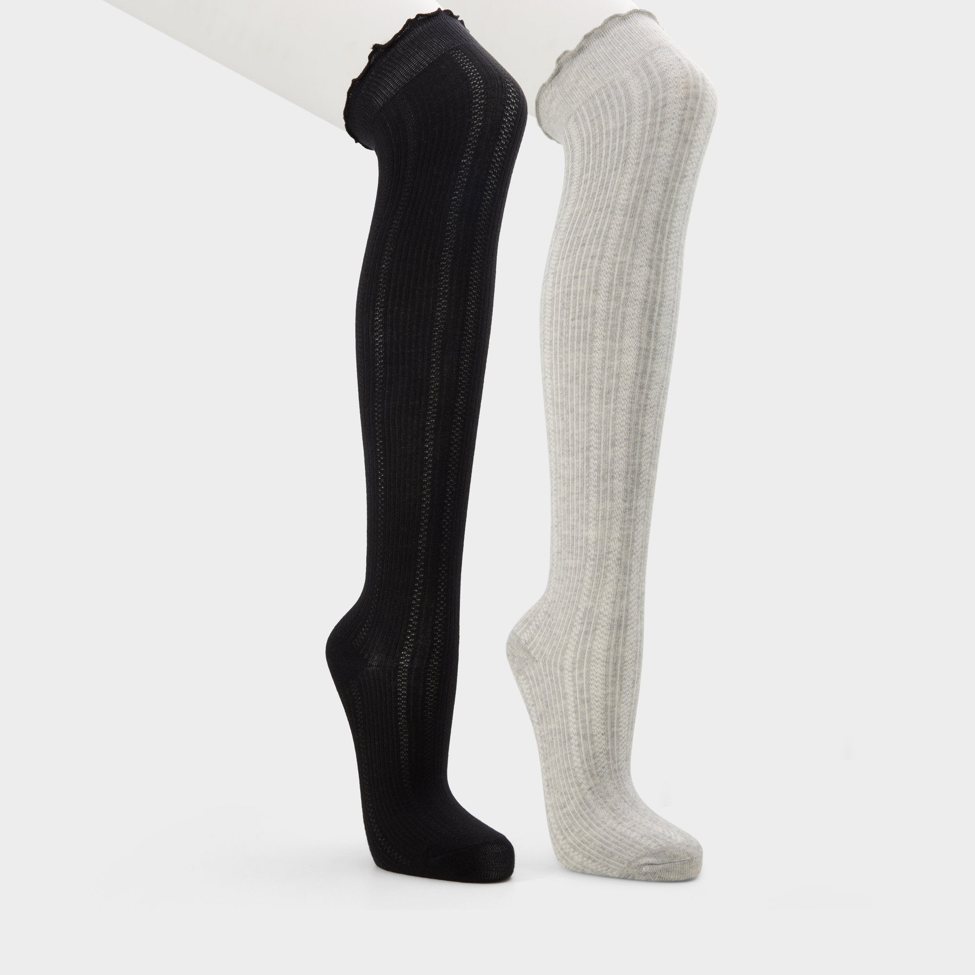 Frillie in Black White - Knee high socks | Aldo for sale