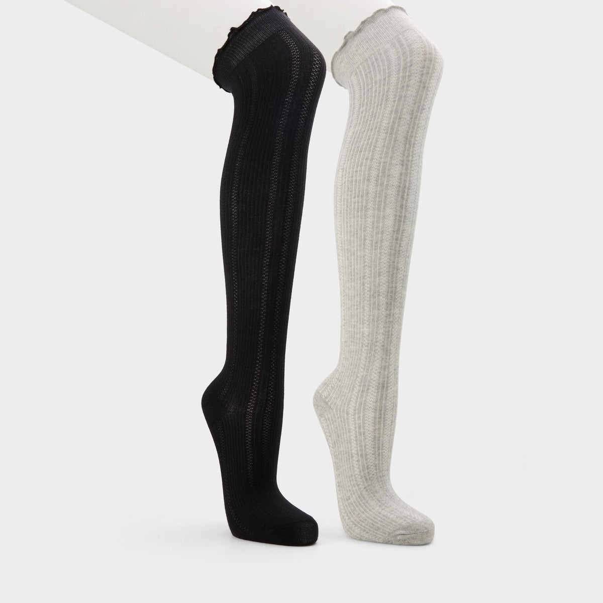 Frillie in Black White - Knee high socks | Aldo for sale