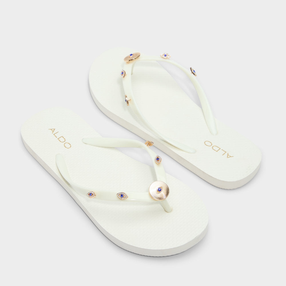 Edajan Black/Gold Multi Women's Jelly Sandals & Flip Flops - Flip flop | Aldo on sale