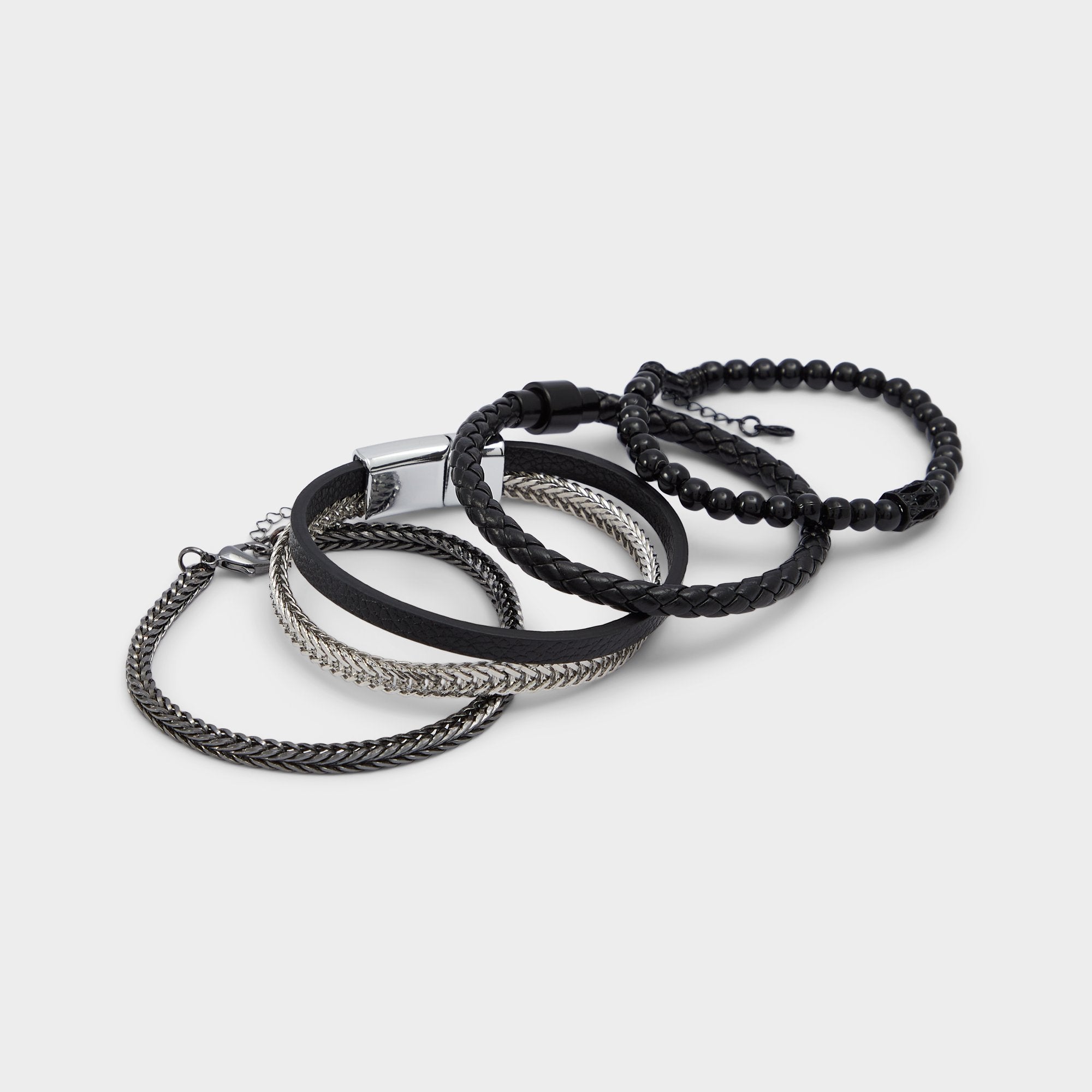 Danniell Black/Silver Multi Men's Jewelry - Bracelet | Aldo on sale