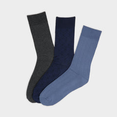 Wanaro Medium Blue Men's Socks - Crew socks | Aldo outlet