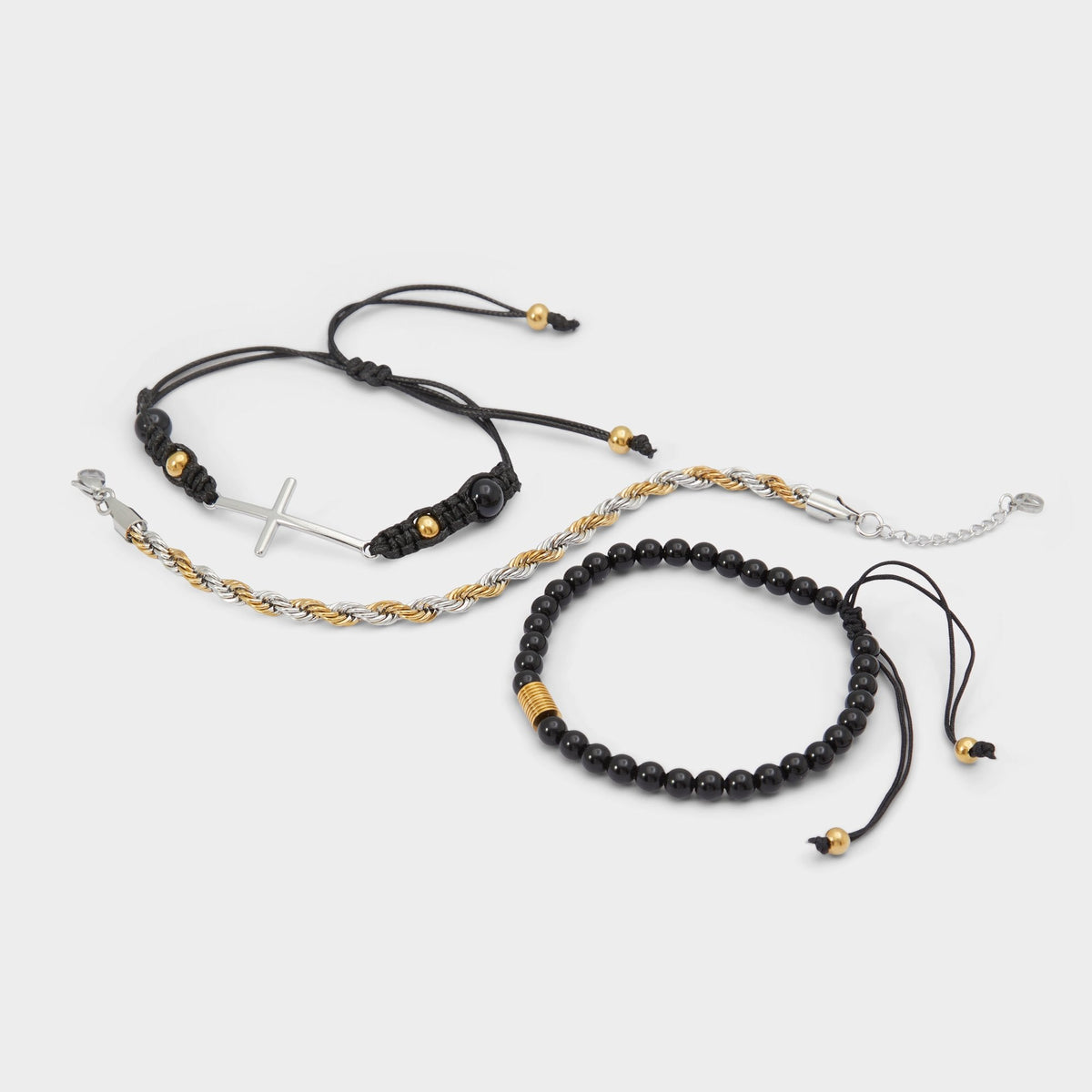 Waoron Black/Gold Multi Men's Jewelry - Bracelet | Aldo sale