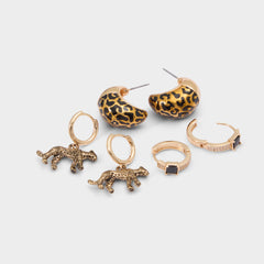 Roarcity in Black Gold Multi - Hoop earrings | Aldo outlet